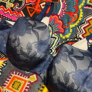 Cacique 46DD LIGHTLY LINED Balconette midnight blue